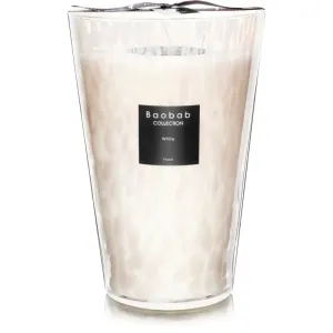 Baobab Collection Pearls White bougie parfumée 35 cm