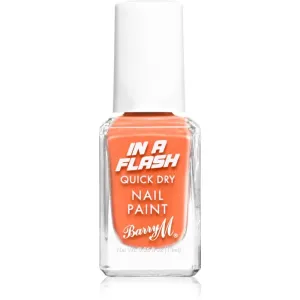 Barry M IN A FLASH vernis à ongles à séchage rapide teinte Snappy Red 10 ml