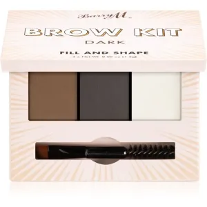 Barry M Fill and Shape Brow Kit kit sourcils teinte Dark 3x1,5 g