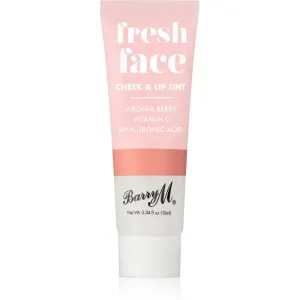 Barry M Fresh Face blush liquide et brillant à lèvres teinte Peach Glow 10 ml