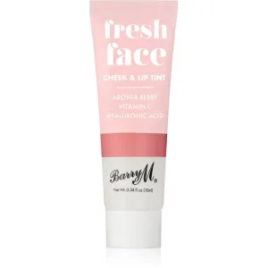Barry M Fresh Face blush liquide et brillant à lèvres teinte Summer Rose 10 ml