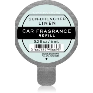 Bath & Body Works Sundrenched Linen désodorisant voiture recharge 6 ml