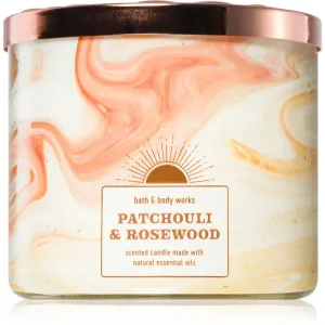 Bath & Body Works Patchouli & Rosewood bougie parfumée 411 g