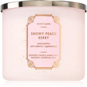 Bath & Body Works Snowy Peach Berry bougie parfumée 411 g