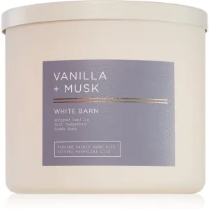Bath & Body Works Vanilla + Musk bougie parfumée 411 g
