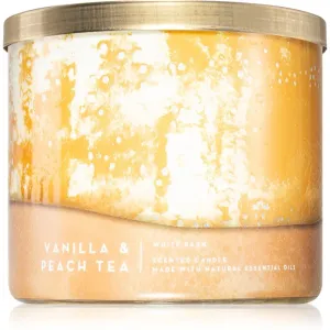 Bath & Body Works Vanilla & Peach Tea bougie parfumée 411 pcs