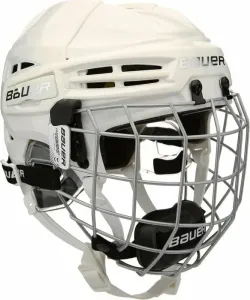 Bauer RE-AKT 100 Helmet Combo YTH Blanc YTH Casque de hockey