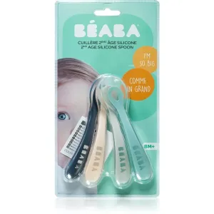 Beaba Silicone Spoon Set of 4 2nd age silicone spoon petite cuillère pour enfant Drizzle 4 pcs