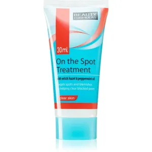 Beauty Formulas Clear Skin On The Spot gel nettoyant pour un nettoyage en profondeur 30 ml