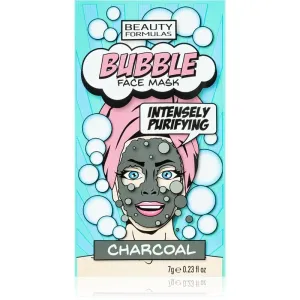 Beauty Formulas Bubble Charcoal masque purifiant visage au charbon actif 7 g