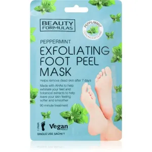Beauty Formulas Peppermint masque exfoliant pieds 1 pcs
