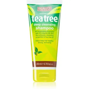 Beauty Formulas Tea Tree shampoing nettoyant en profondeur 200 ml