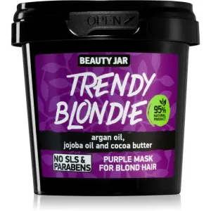 Beauty Jar Trendy Blondie masque neutralisant personnalisé pour cheveux blonds 150 ml