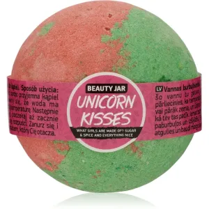 Beauty Jar Unicorn Kisses What Girls Are Made Of? Sugar & Spice And Everything Nice bombe de bain arôme fraise 150 g