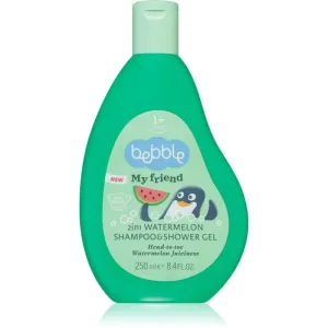 Bebble Strawberry Shampoo & Shower Gel Watermelon shampoing et gel de douche 2 en 1 pour enfant 250 ml