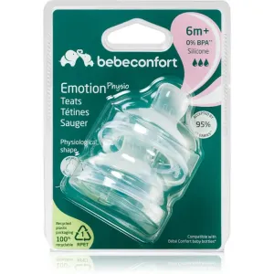 Bebeconfort Emotion Physio Fast Flow tétine de biberon 6 m+ 2 pcs