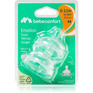 Bebeconfort Emotion Slow to Medium Flow tétine de biberon 0-12 m 2 pcs