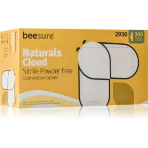 BeeSure Naturals Cloud White gants en nitrile non poudrés taille L 2x150 pcs