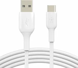 Belkin Boost Charge USB-A to USB-C Cable CAB001bt2MWH Blanc 2 m Câble USB