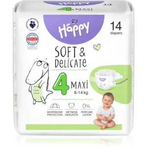 BELLA Baby Happy Soft&Delicate Size 4 Maxi couches jetables 8-14 kg 14 pcs