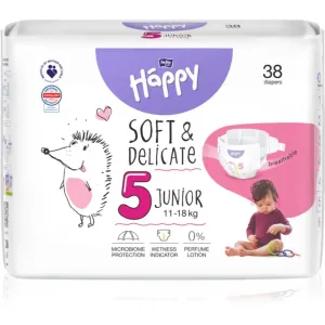 BELLA Baby Happy Soft&Delicate Size 5 Junior couches jetables 11-18 kg 38 pcs