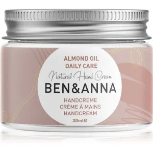 BEN&ANNA Natural Hand Cream Daily Care crème mains à l'huile d'amande 30 ml