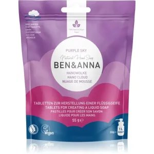 BEN&ANNA Natural Hand Soap savon liquide mains en comprimés Purple Sky 55 g