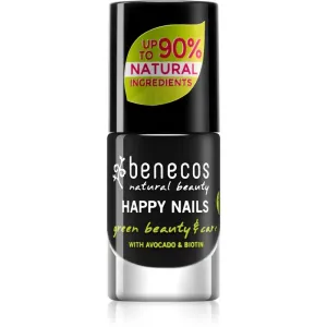Benecos Happy Nails vernis à ongles traitant teinte Licorice 5 ml
