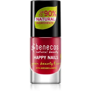 Benecos Happy Nails vernis à ongles traitant teinte Vintage Red 5 ml