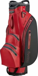 Bennington Grid Orga Cart Bag Red/Grey/Black Sac de golf