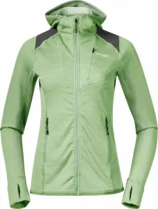 Bergans Rabot Active Mid Hood Jacket Women Light Jade Green L Sweat à capuche outdoor