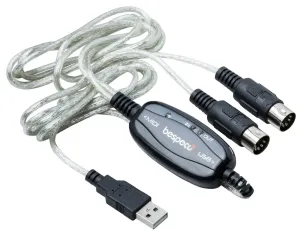 Bespeco BMUSB100 Transparente 2 m Câble USB