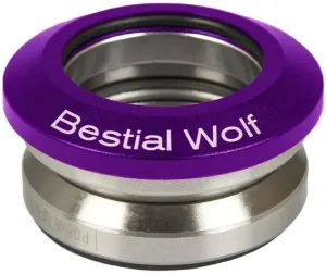 Bestial Wolf Integrated Headset Jeu de direction trottinette Purple