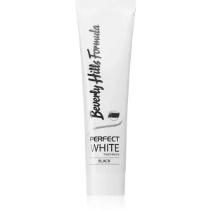 Beverly Hills Formula Perfect White Black dentifrice blanchissant au charbon actif pour une haleine fraîche saveur Fresh Mint 100 ml