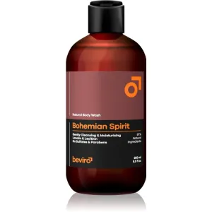 Beviro Natural Body Wash Bohemian Spirit gel de douche pour homme 250 ml