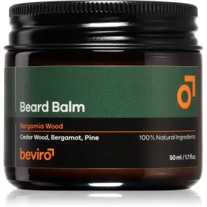 Beviro Beard Balm Bergamia Wood baume à barbe pour homme 50 ml