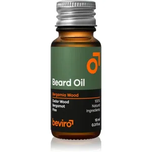 Beviro Bergamia Wood huile pour barbe à l'arôme de bois 10 ml