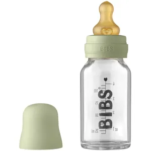 BIBS Baby Glass Bottle 110 ml biberon Sage 110 ml