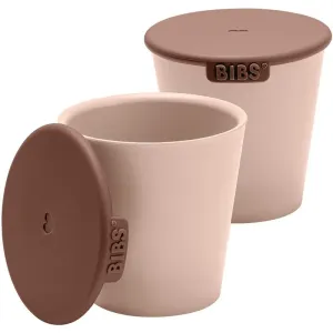 BIBS Cup Set tasse à couvercle Blush 2 pcs