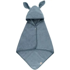 BIBS Kangarooo Hoodie Towel serviette avec capuche Petrol 65 x 65 cm 1 pcs