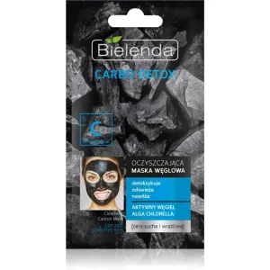 Bielenda Carbo Detox Active Carbon masque purifiant au charbon actif pour peaux sèches à sensibles 8 g