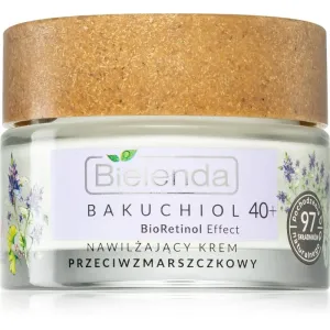 Bielenda Bakuchiol BioRetinol Effect crème hydratante anti-rides 40+ 50 ml