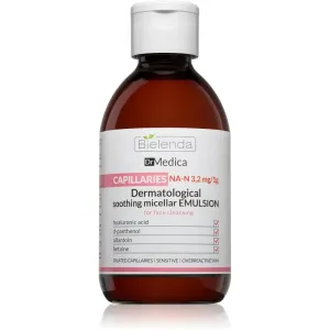 Bielenda Dr Medica Capillaries eau micellaire apaisante pour peaux sujettes aux rougeurs 250 ml