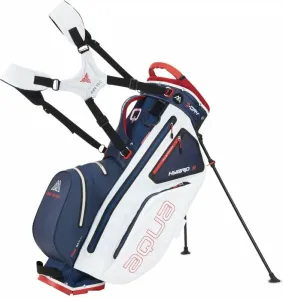 Big Max Aqua Hybrid 3 Stand Bag Navy/White/Red Sac de golf