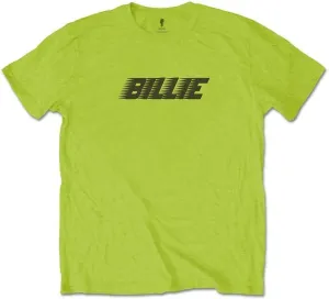 Billie Eilish T-shirt Racer Logo & Blohsh Lime Green L