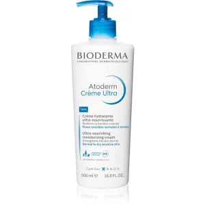 Bioderma Atoderm Cream crème pour le corps nourrissante pour peaux normales à sèches et sensibles sans parfum Bottle with Pump 500 ml