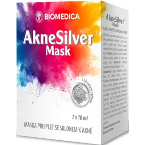 Biomedica AkneSilver Mask masque purifiant pour peaux à problèmes, acné 7x10 ml