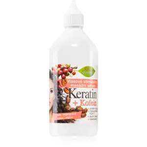 Bione Cosmetics Keratin + Kofein sérum pour stimuler la repousse des cheveux et renforcer les racines 215 ml #108711