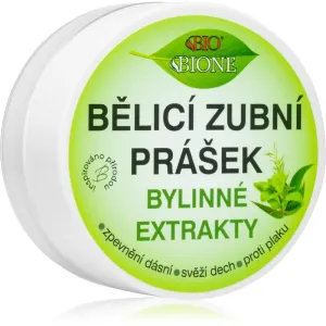 Bione Cosmetics Dentamint Herbal Extracts poudre dentaire blanchissante 40 g