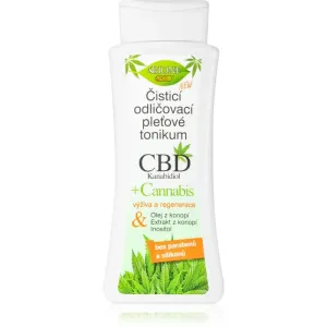 Bione Cosmetics Cannabis CBD lotion tonique visage démaquillante et purifiante avec CBD 255 ml